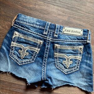 Rock Revival Destructed cut off shorts
